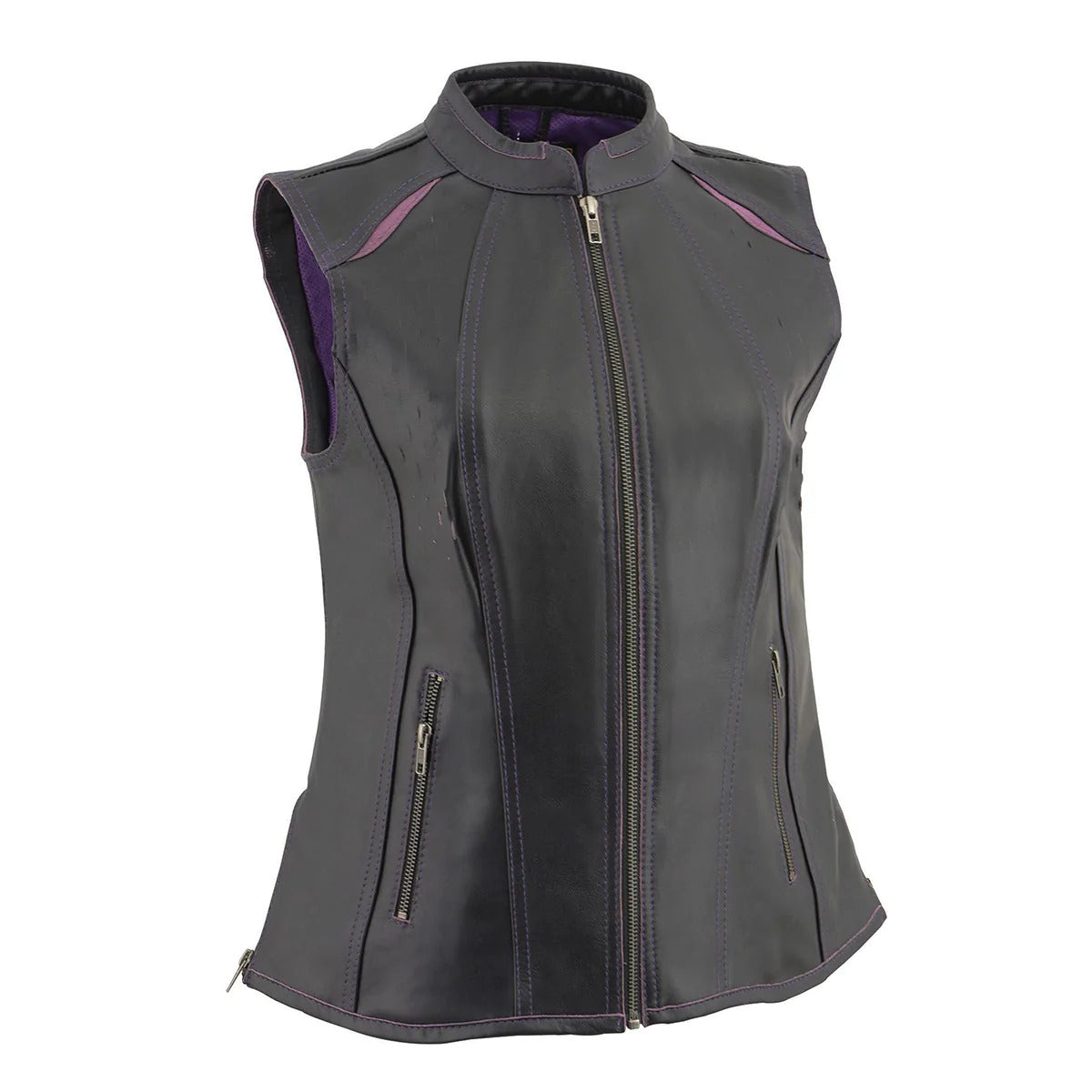 Purple on sale motorcycle vest