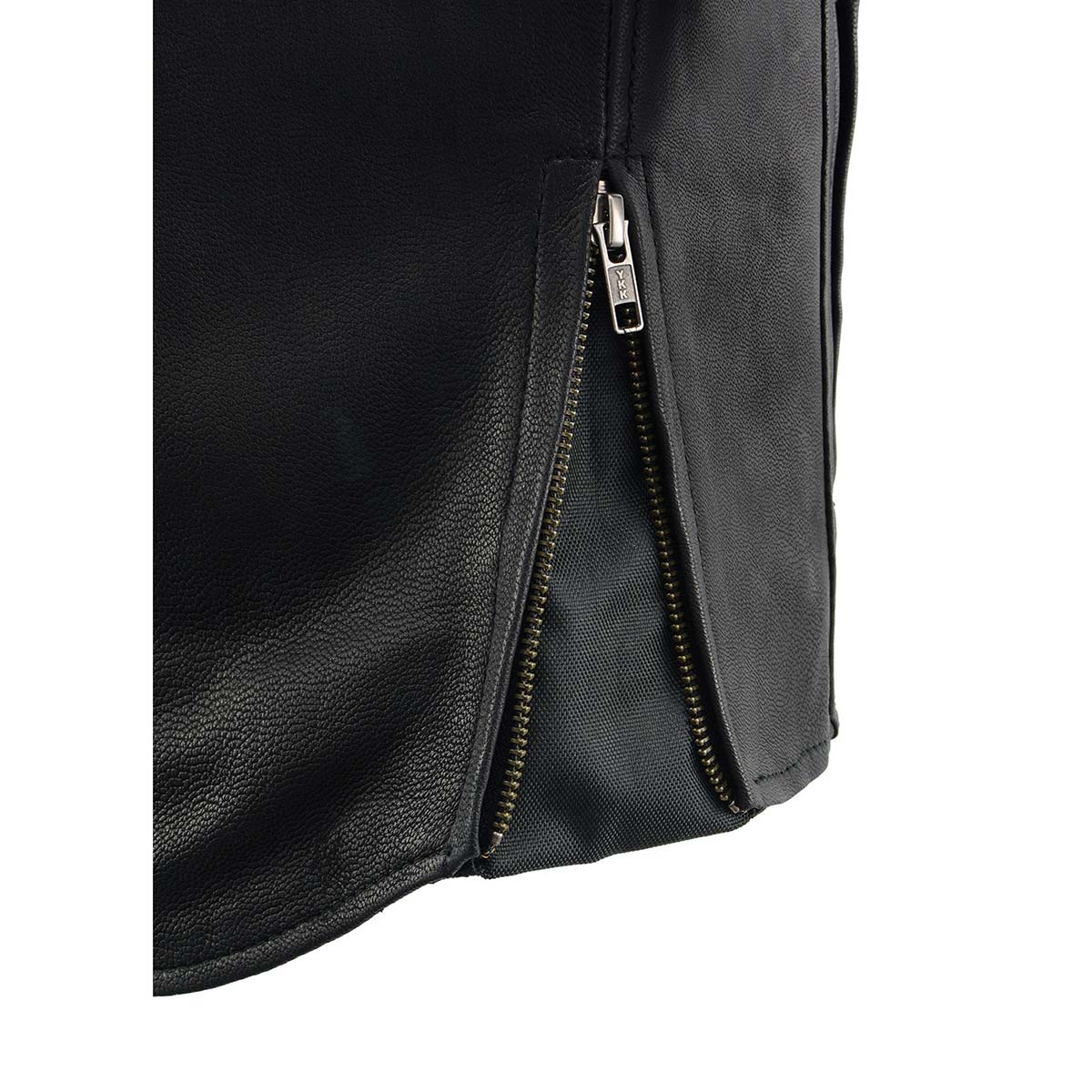 Men's ‘Crossover’ Black Leather Lightweight MC Jacket