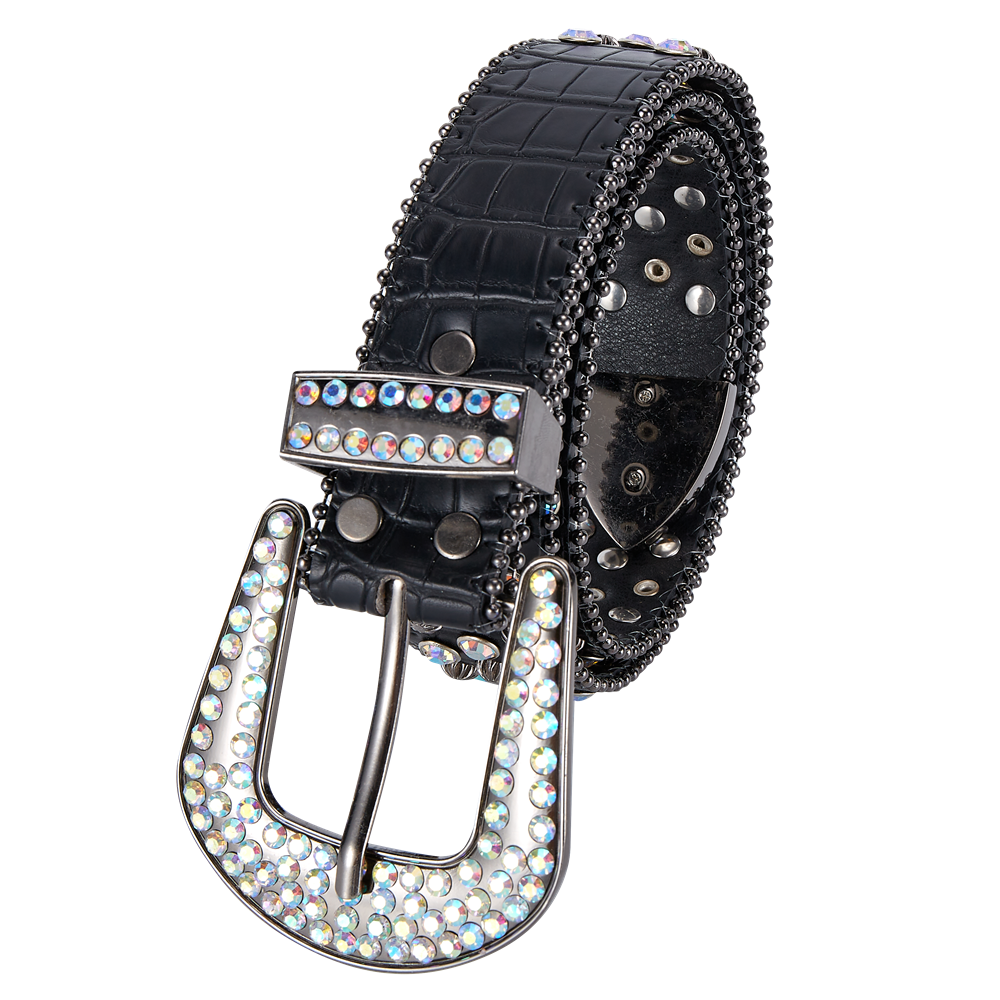 Premium Strap Men Women Fashion Bling Bling Rhinestones Crystal Diamond  Belts