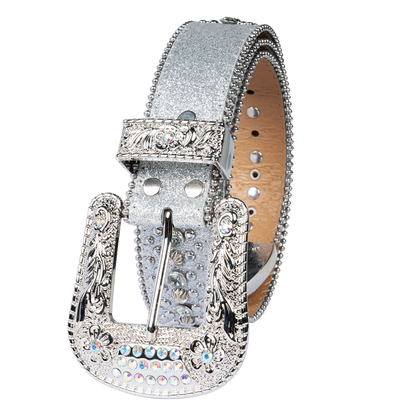 Premium Strap Men Women Fashion Bling Bling Rhinestones Crystal Diamond Belts