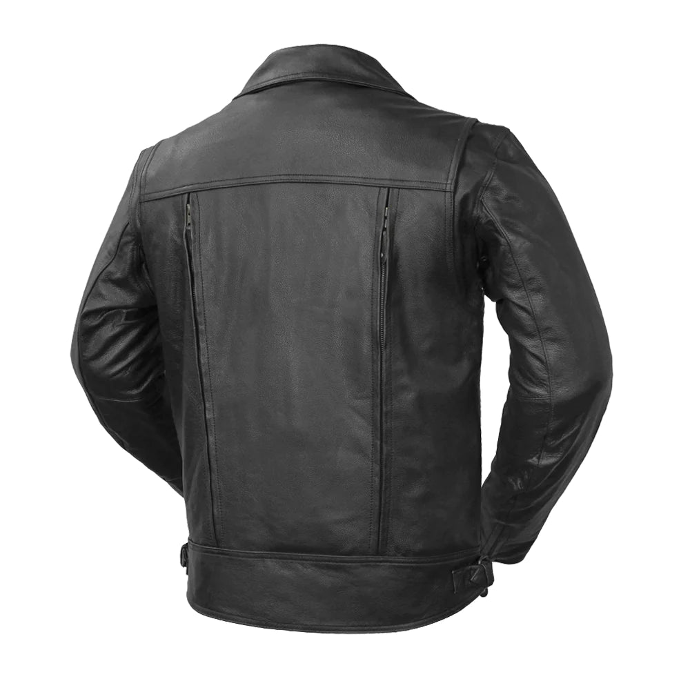 Mastermind Men's Motorcycle Leather Jacket