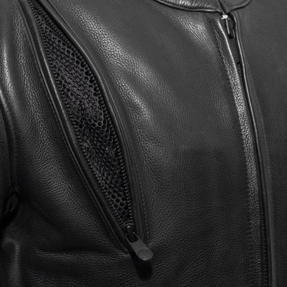Revolt Men's Motorcycle Leather Jacket
