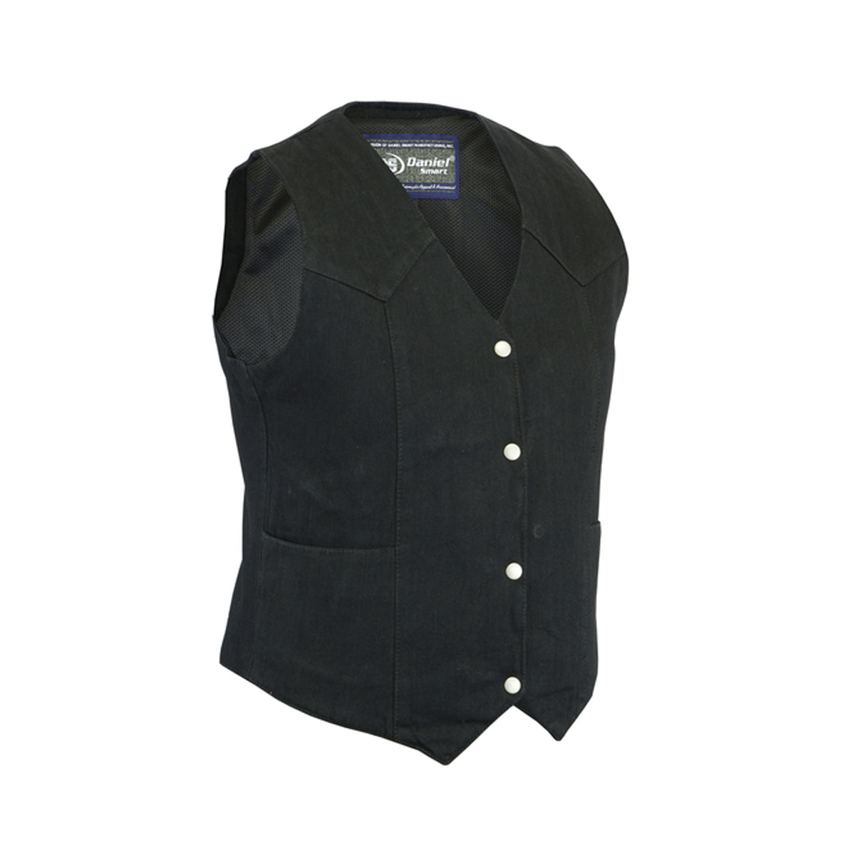 WOMEN’S DENIM CLASSIC PLAIN SIDES VEST