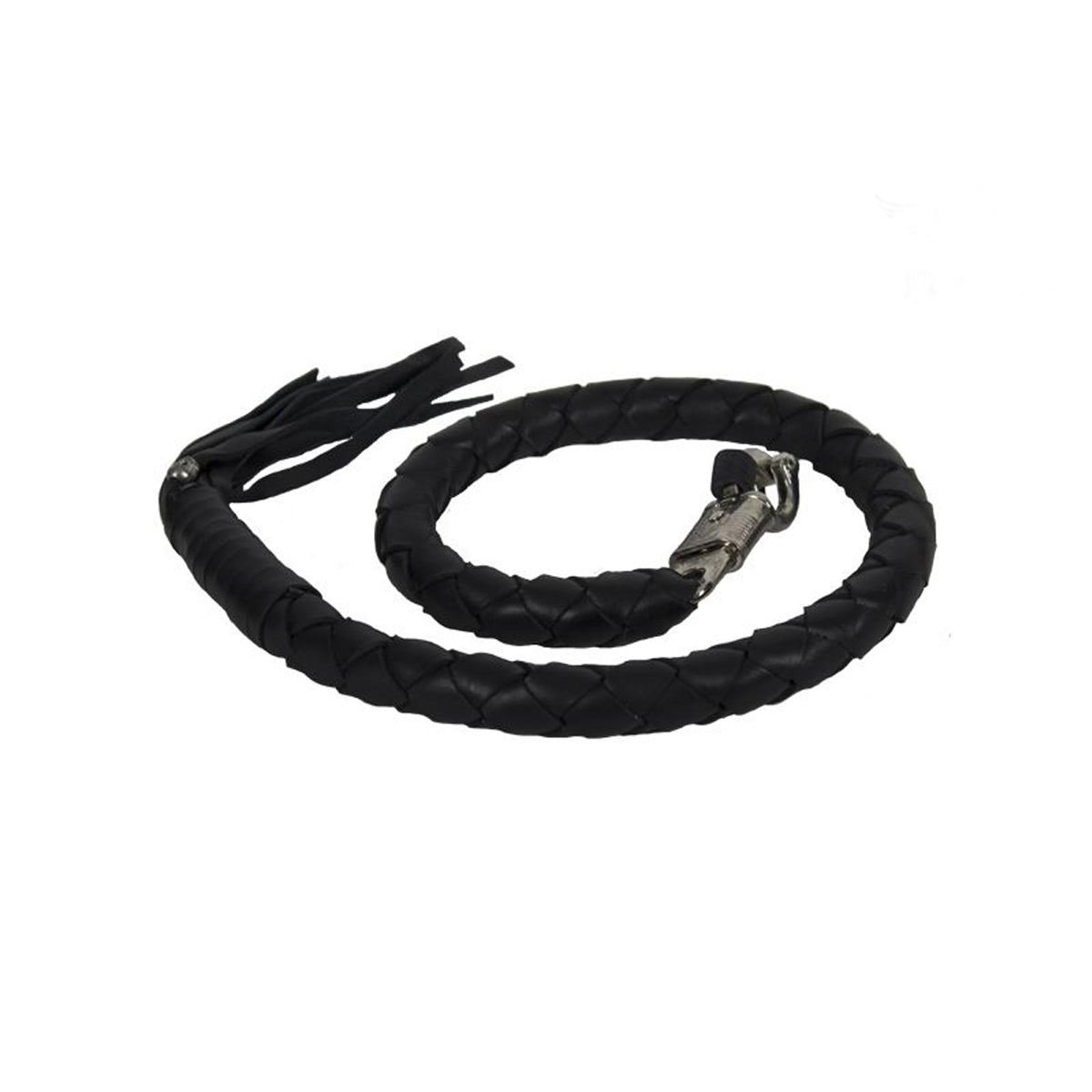 3" Fat Black Get Back Whip for Motorcycles