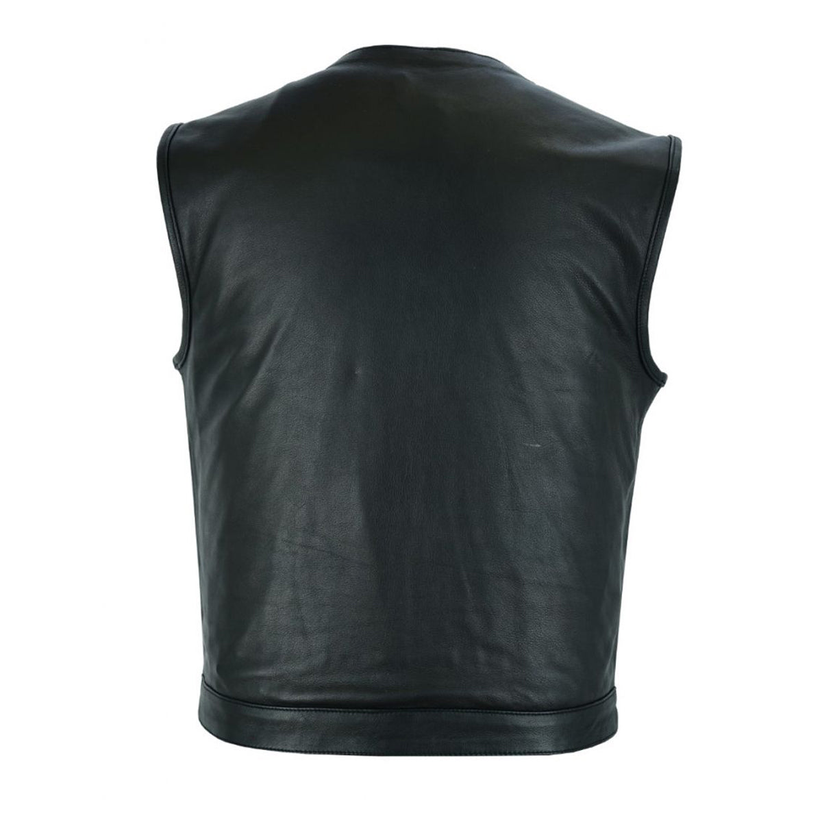 Mens Club Vest Black with Paisley Liner