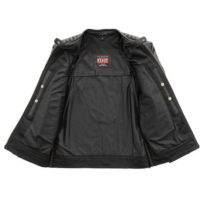 Daredevil - Men's Motorcycle Twill/Leather Jacket