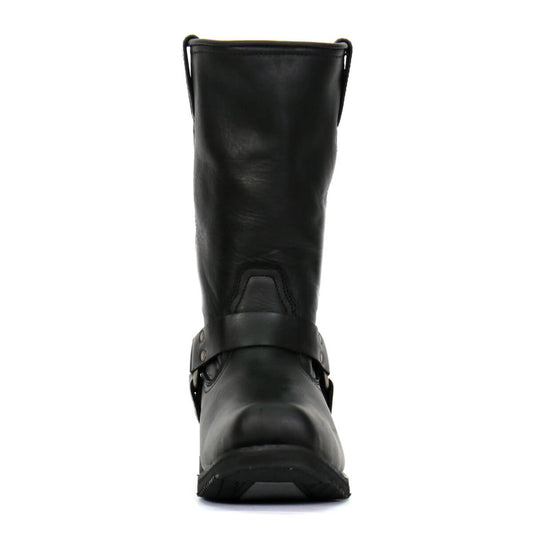 Hot Leathers Men's 11" Black Harness Boots