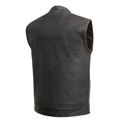 Sharp Shooter - Men's Motorcycle Leather Vest