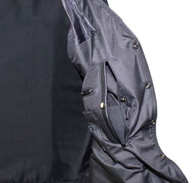 Mens Plain Leather Vest With Gun Pocket