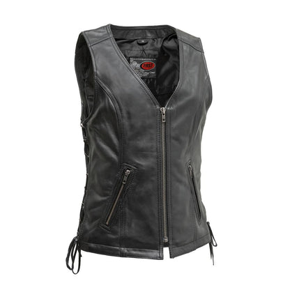 Cindy - Women's Leather Motorcycle Vest