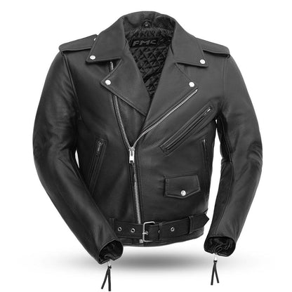 TERMINATOR STYLE SOFT THICK LEATHER JACKET