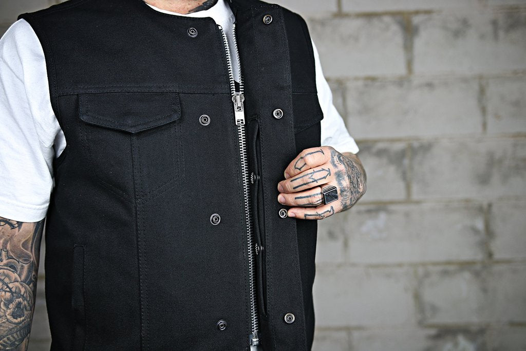 FAIRFAX V2 UPDATED RAW CANVAS HEAVY DUTY VEST W/ CONCEALED POCKET