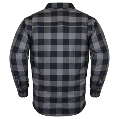 Men's Riding Flannel Shirts W/ Waterproof Zippers & Optional C.E. Armor (Available in 6 colors)