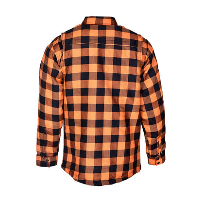 Men's Riding Flannel Shirts W/ Waterproof Zippers & Optional C.E. Armor (Available in 6 colors)