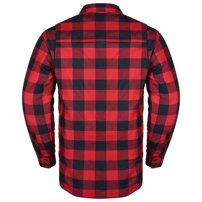 Men's Riding Flannel Shirts W/ Waterproof Zippers & Optional C.E. Armor (Available in 6 colors)