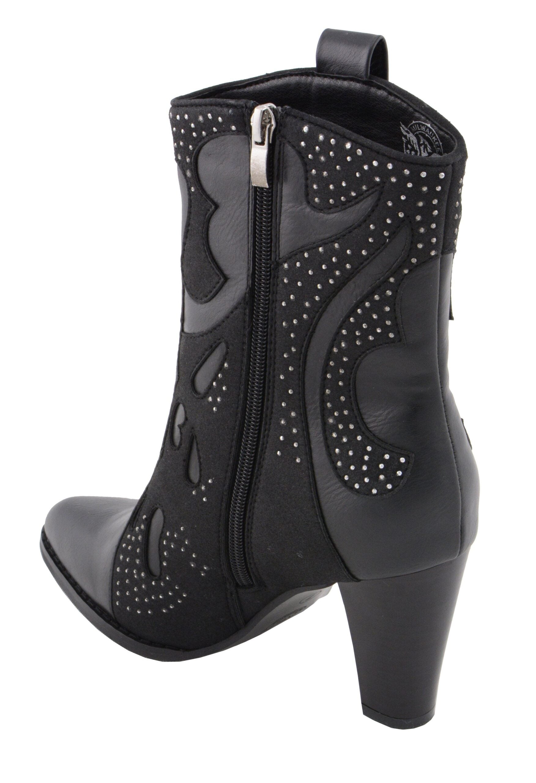 Bling biker outlet boots