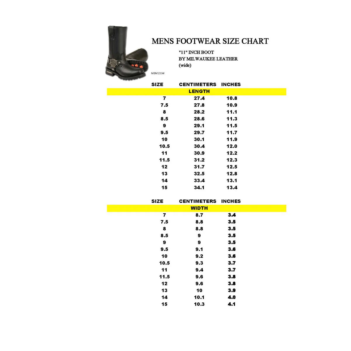 Men's Black 11-inch Classic Square Toe Harness Boots
