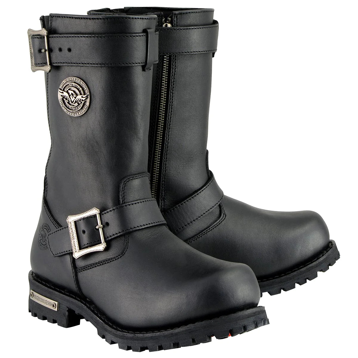 Mens leather boots sales uk