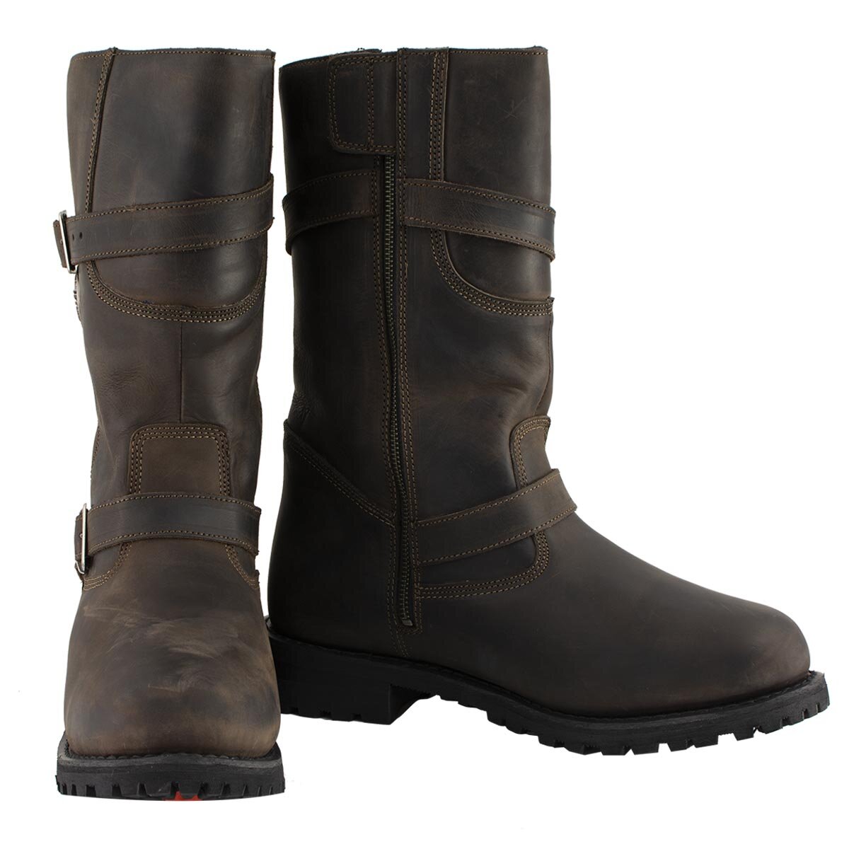 Men's Classic ‘Distressed Brown’ Engineer Boots