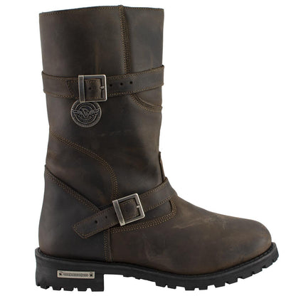 Men's Classic ‘Distressed Brown’ Engineer Boots