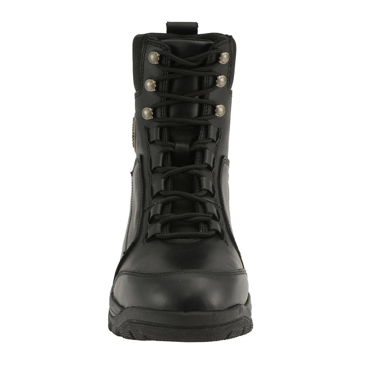 Men’s Black 'Tactical' Lace-Up Leather Boots