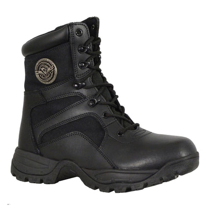 Milwaukee Performance MBM9105 Mens 9-Inch Black Tactical Lace to Toe Leather Boots