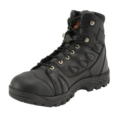 Men's Black 6 inch All Leather Tactical Boots