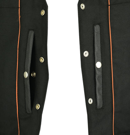 Men's Gray Single Back Panel Concealed Carry Vest